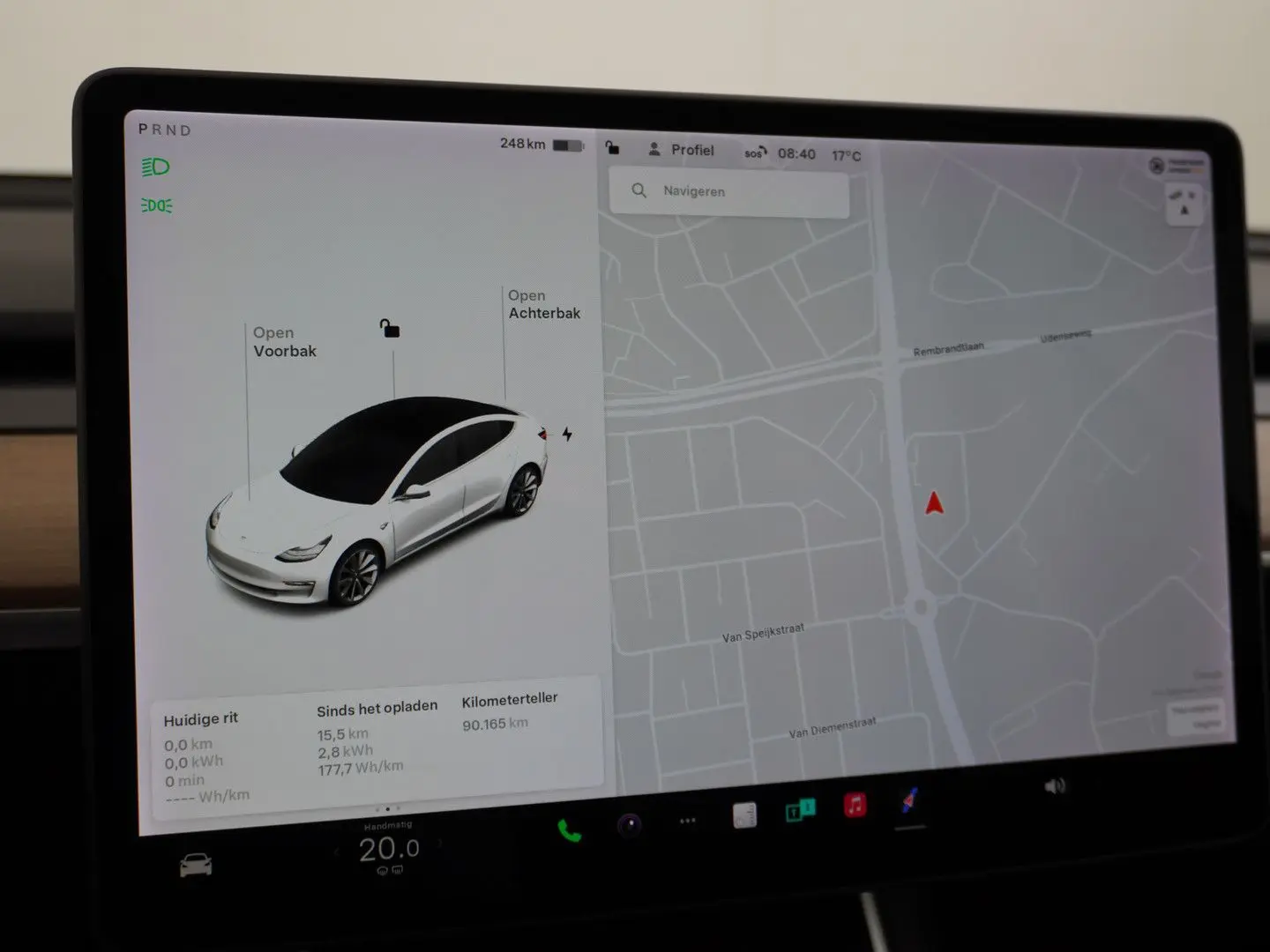 Model 3 Long Range AWD 75kWh LMF 19  Navi Ecc Le