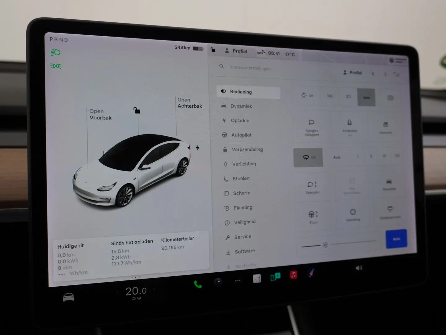 Model 3 Long Range AWD 75kWh LMF 19  Navi Ecc Le