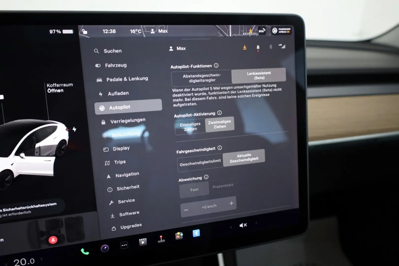 Model 3 Long Range Dual AWD ACC 360Kam. Panorama