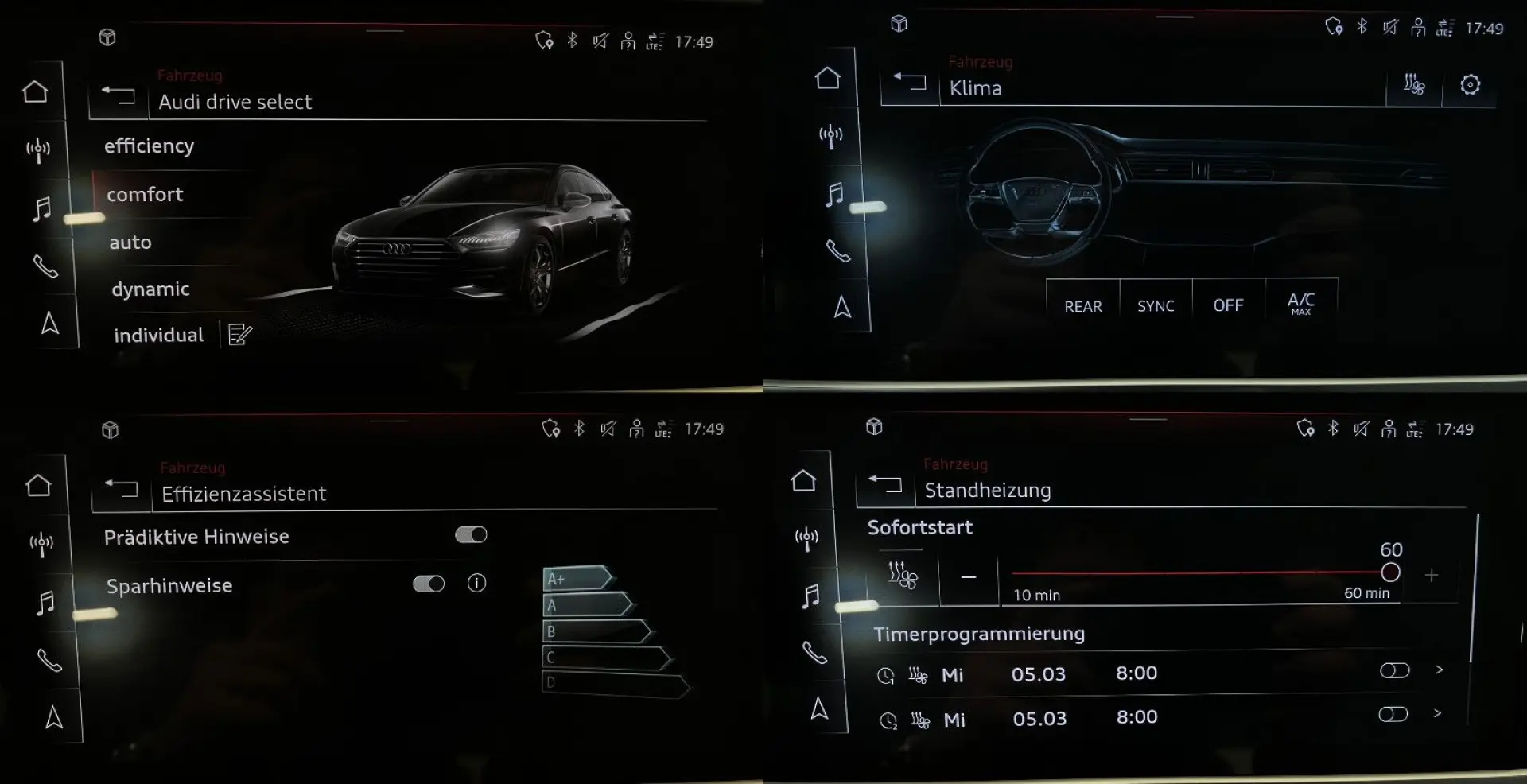 A7 Sportback 50 S-LINE RS HUD SOFT MEMO 3D PANO