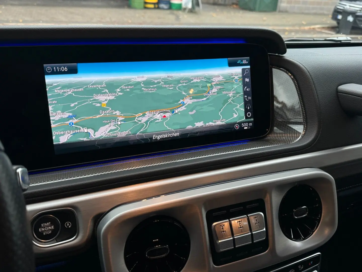 G 400d  AMG Burmester 360  Schiebedach Carbon