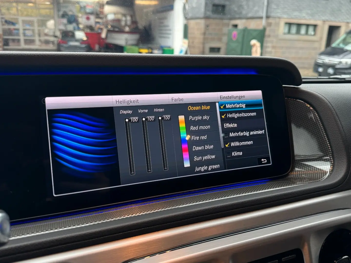 G 400d  AMG Burmester 360  Schiebedach Carbon