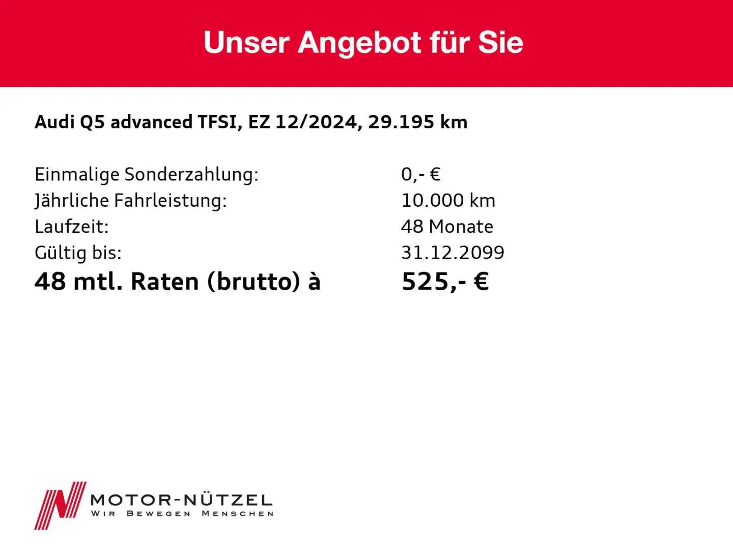 Q5 45 TFSI QU ADVANCED MATRIX NAV RFK ACC AHK 19
