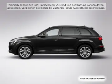 Q7 55 TFSI qu. S line 7-Sitzer Pano Matrix LuftF