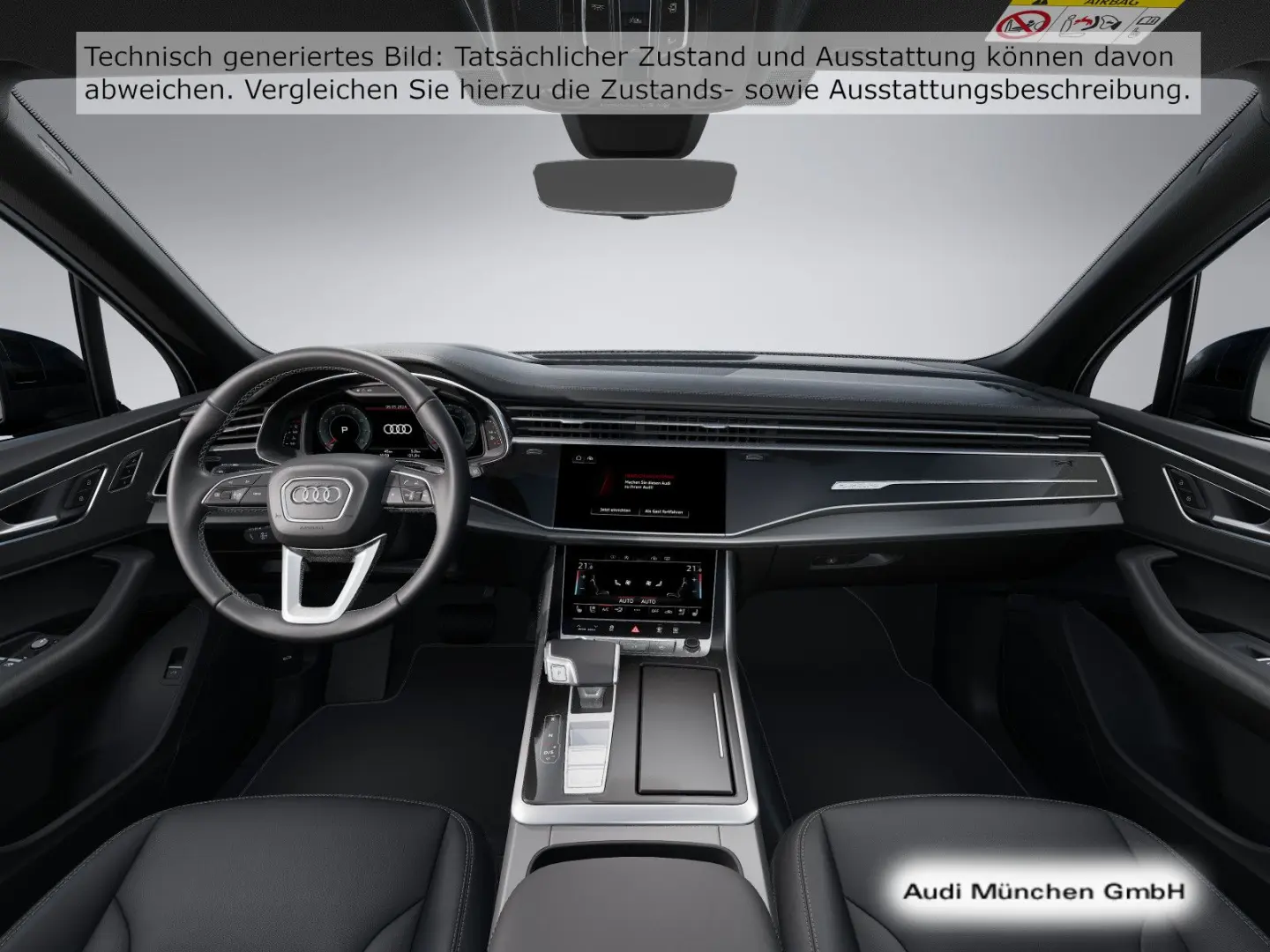 Q7 55 TFSI qu. S line 7-Sitzer Pano Matrix LuftF