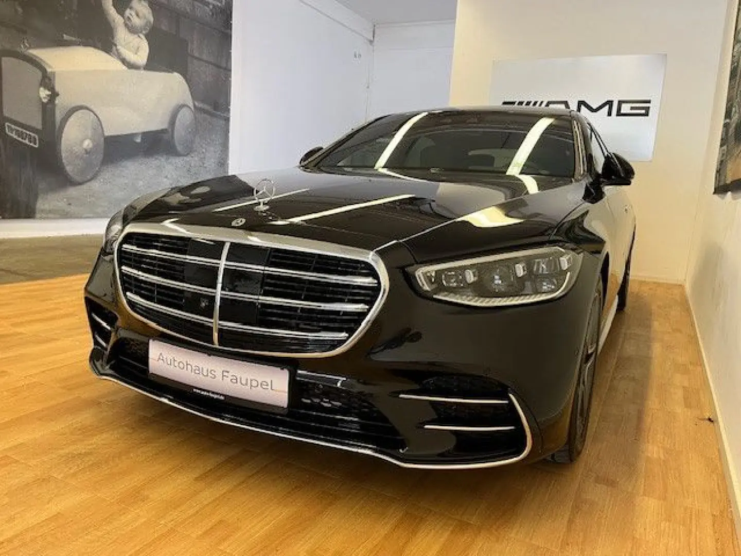 S 580e lang long AMG-Line Sound Pano Chauffeur