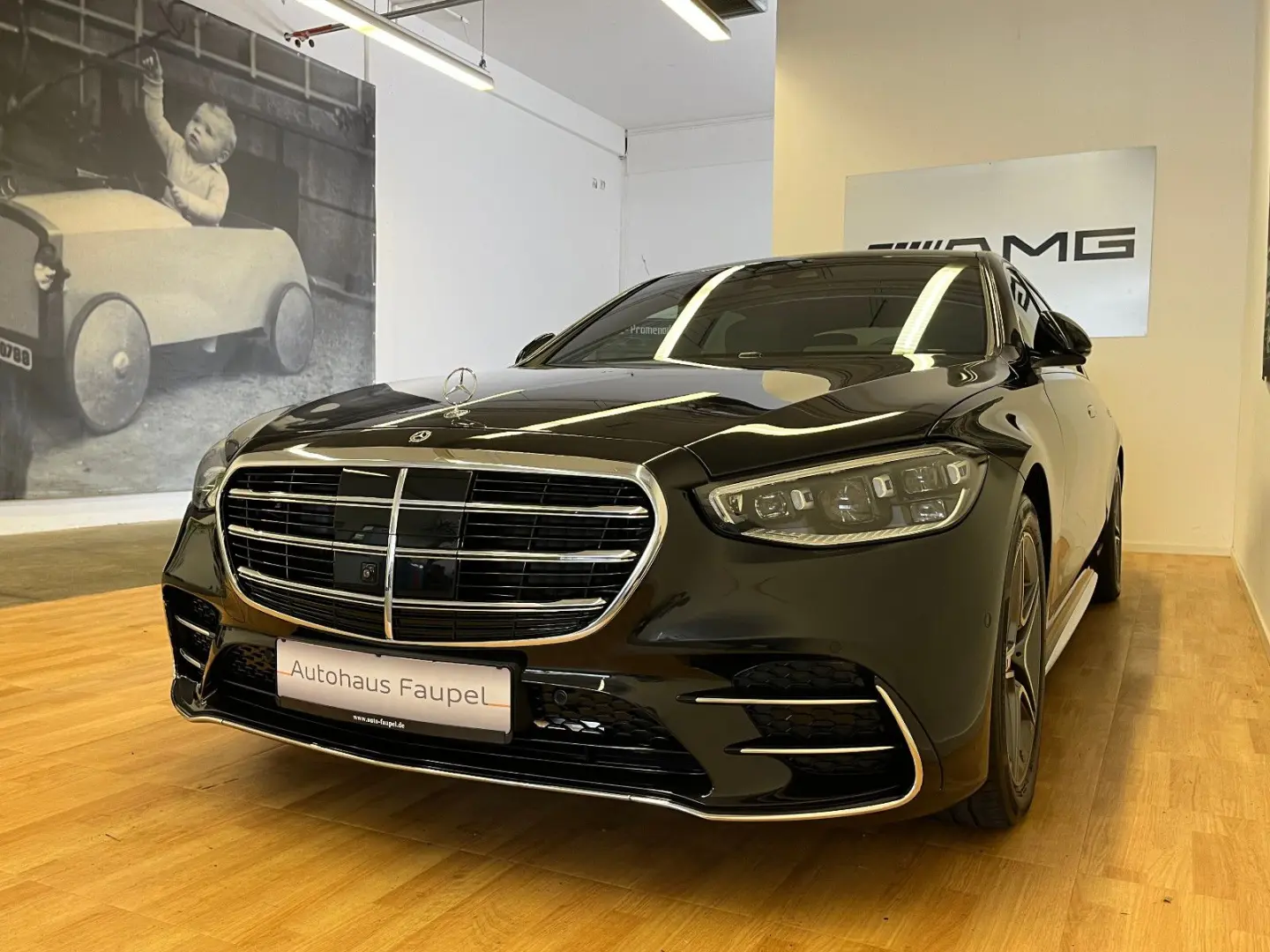 S 580e lang long AMG-Line Sound Pano Chauffeur