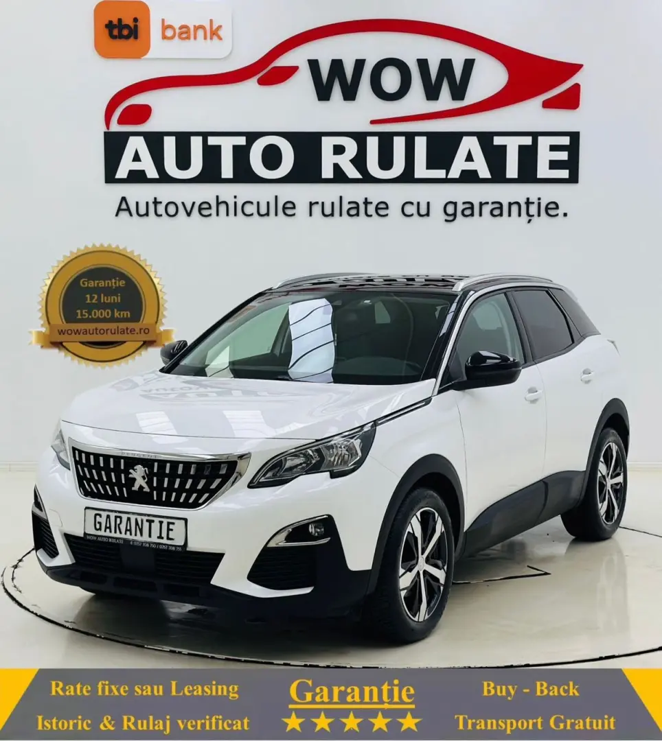PEUGEOT 3008 2017 1.2I E6 GARANTIE 12 LUNI Rate Avans 0 Doar