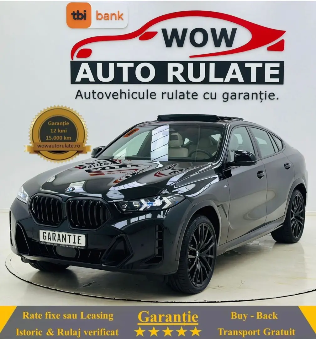 BMW X6 2024 3.0D E6 GARANTIE 12 LUNI Rate Avans 0 Doar cu Bu