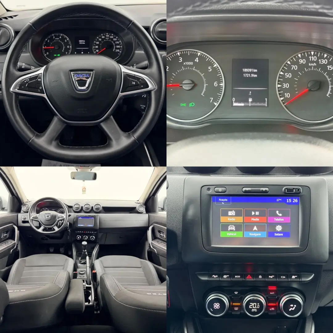 DACIA DUSTER 2018 1.2i E6 4x4 Garantie 12 Luni Rate Avans 0