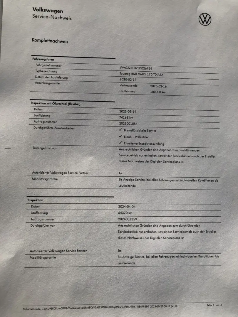 Touareg 3.0 TDI V6 4Motion (Navi LED AHK ACC Led