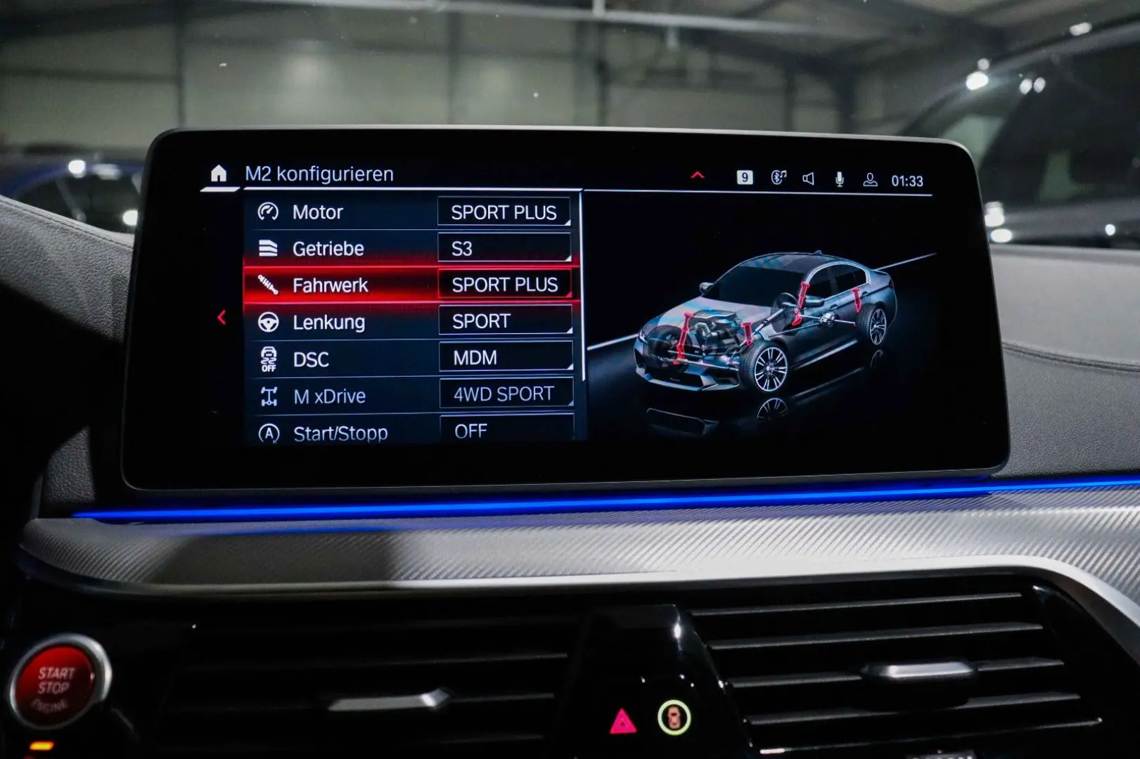 BMW M5 MSITZE CARBON B&W 360  LASER AHK MSPORTAGA