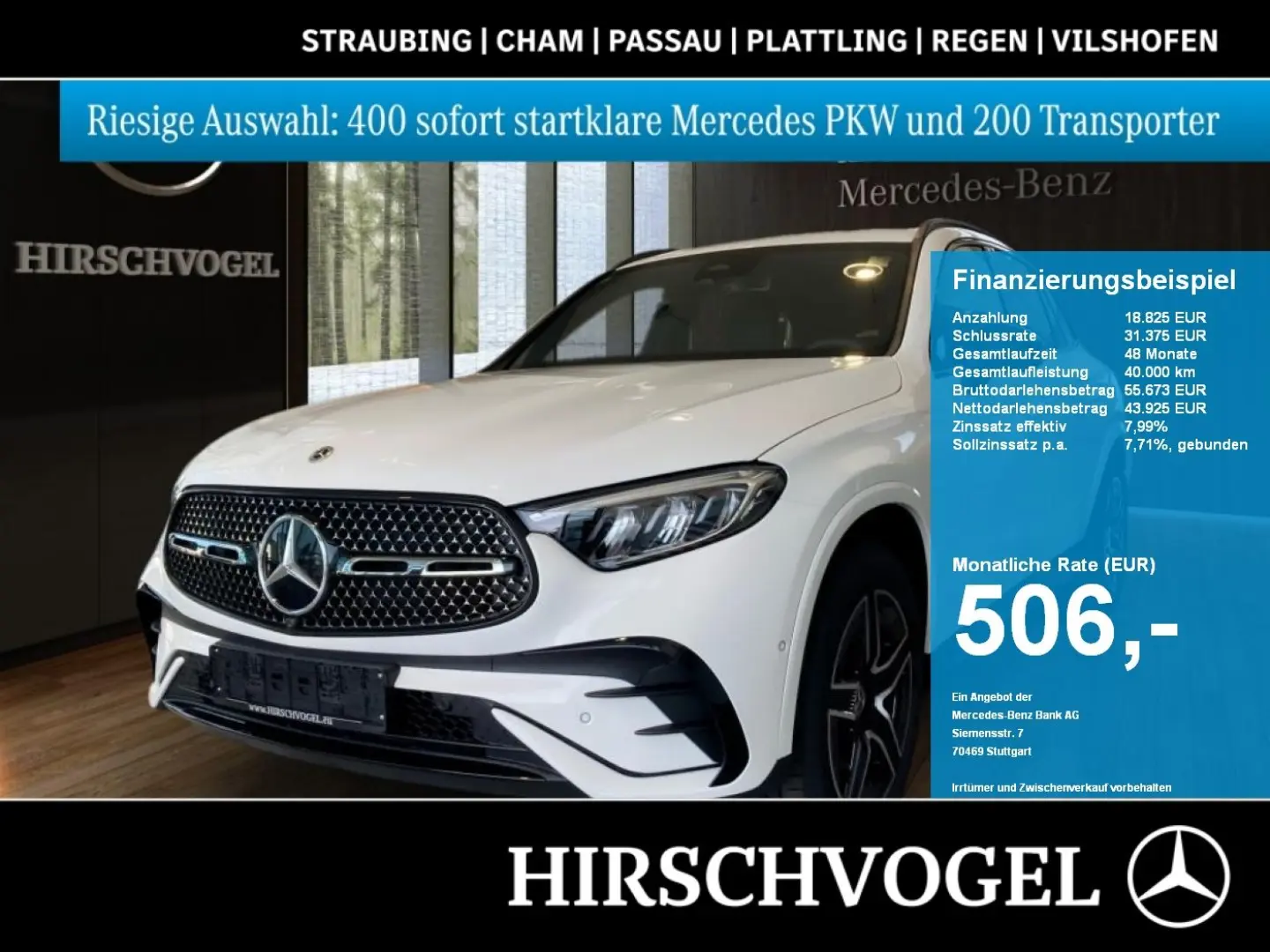 GLC 300 e 4M EDITION AMG-Line Night AHK DISTRON