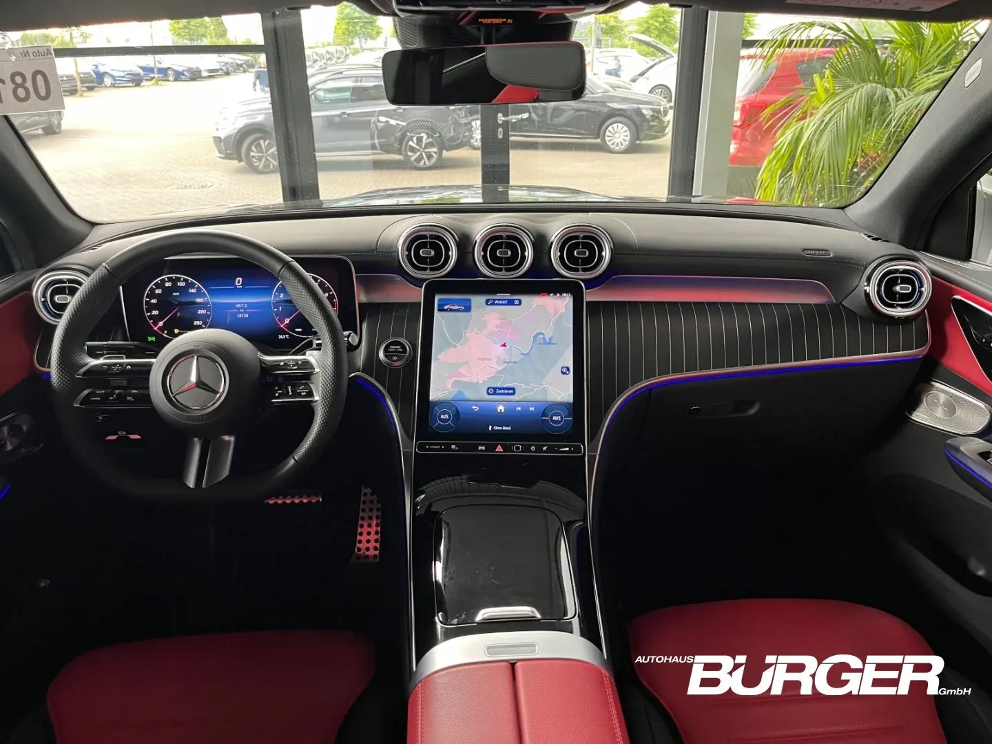 GLC 300 4M AMG AHK Pano 360  Multibeam ACC Leder