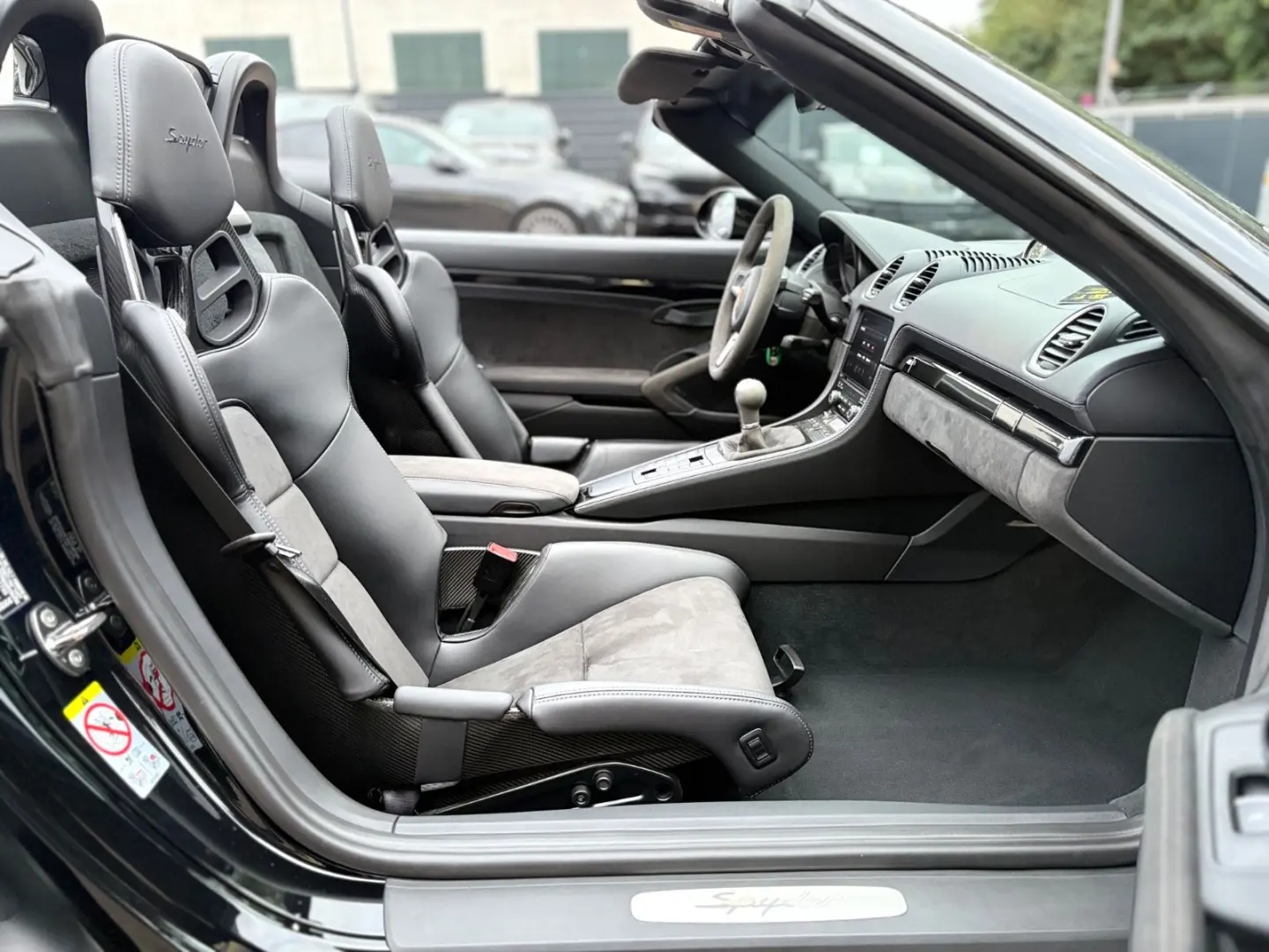 718 BOXSTER SPYDER  1.HAND SCHALENSITZE CARBON