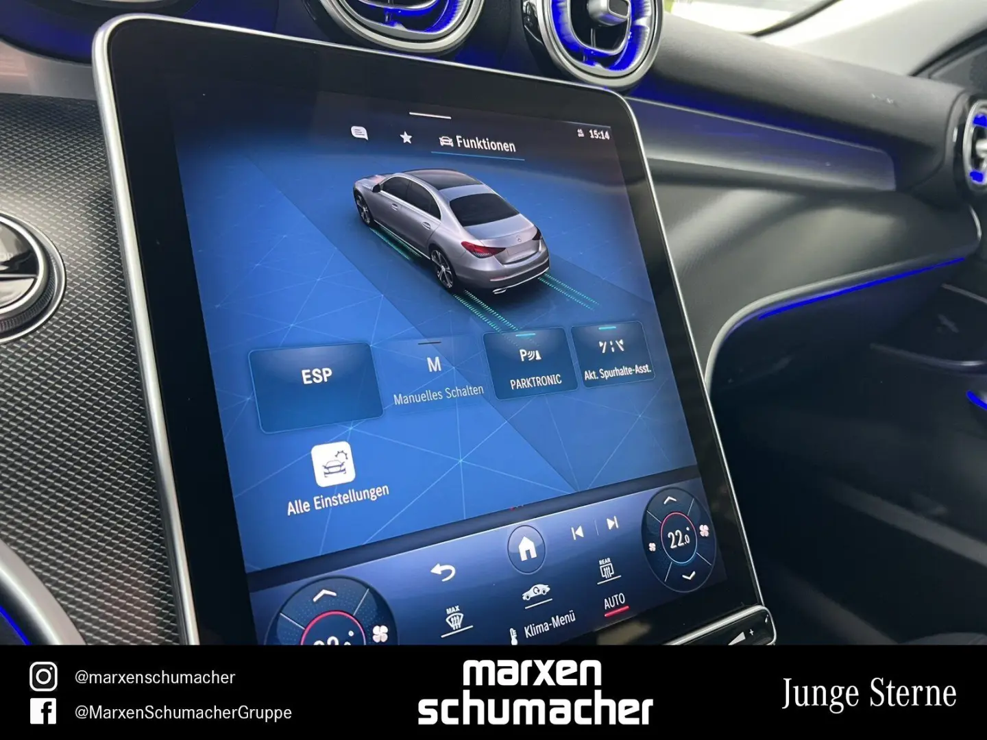 C 300 e AVANTGARDE Night 360  AdvSound Ambiente