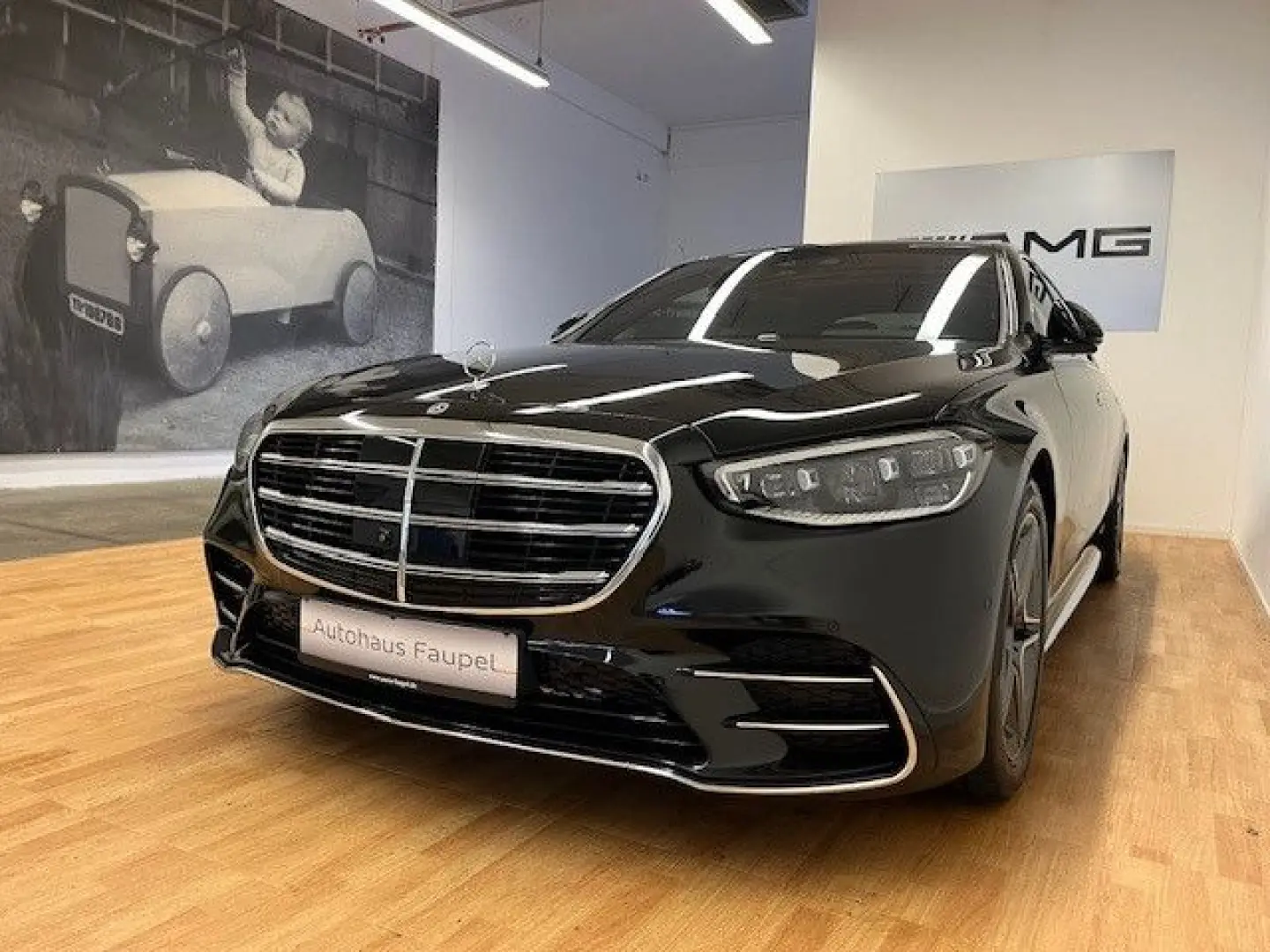 S 580e lang long AMG-Line Sound Pano Chauffeur