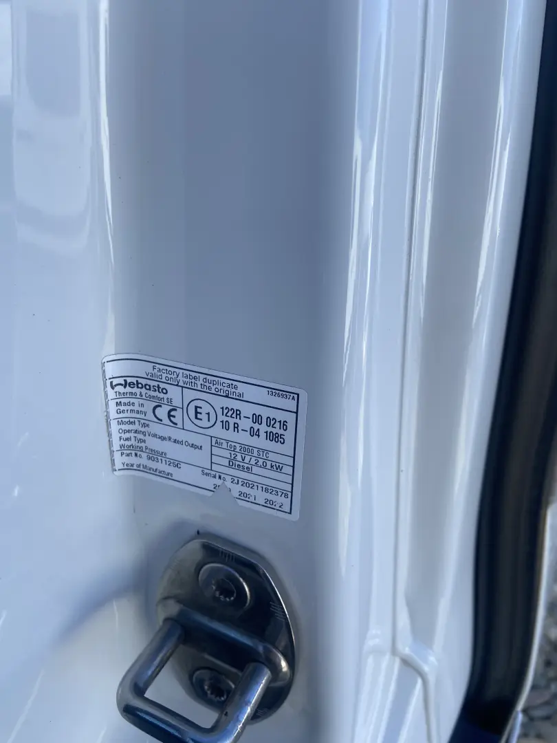 VW TRANSPORTER T6.1  2 usi culisante  webasto  AC