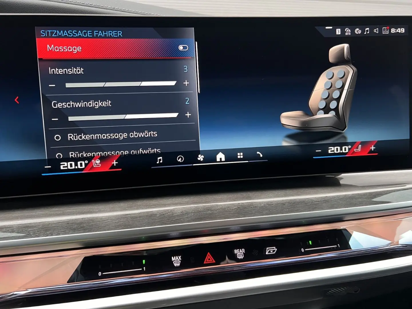 i7 xDrive M70 Integral Pano Sky TV B&W Sitzbelüf