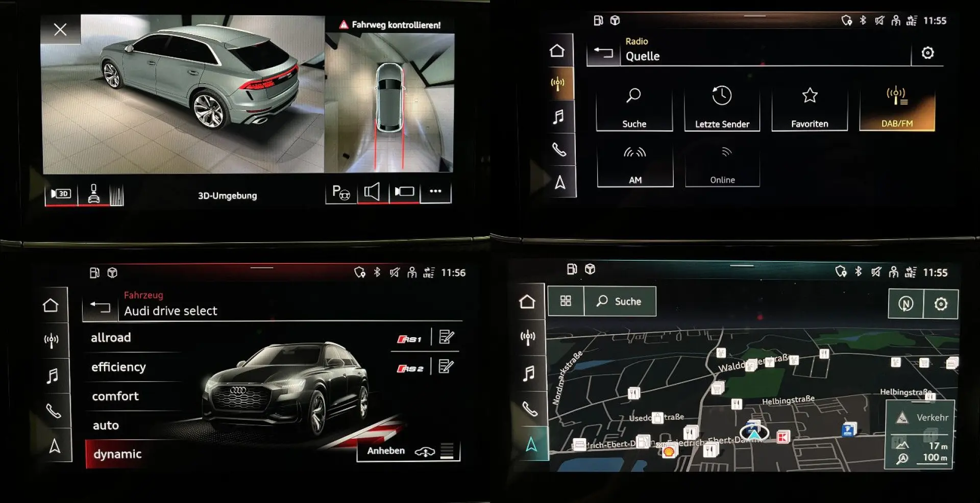 RSQ8 4.0 HUD KERAMIK CARBON SOFT RS-ABGASANLAGE