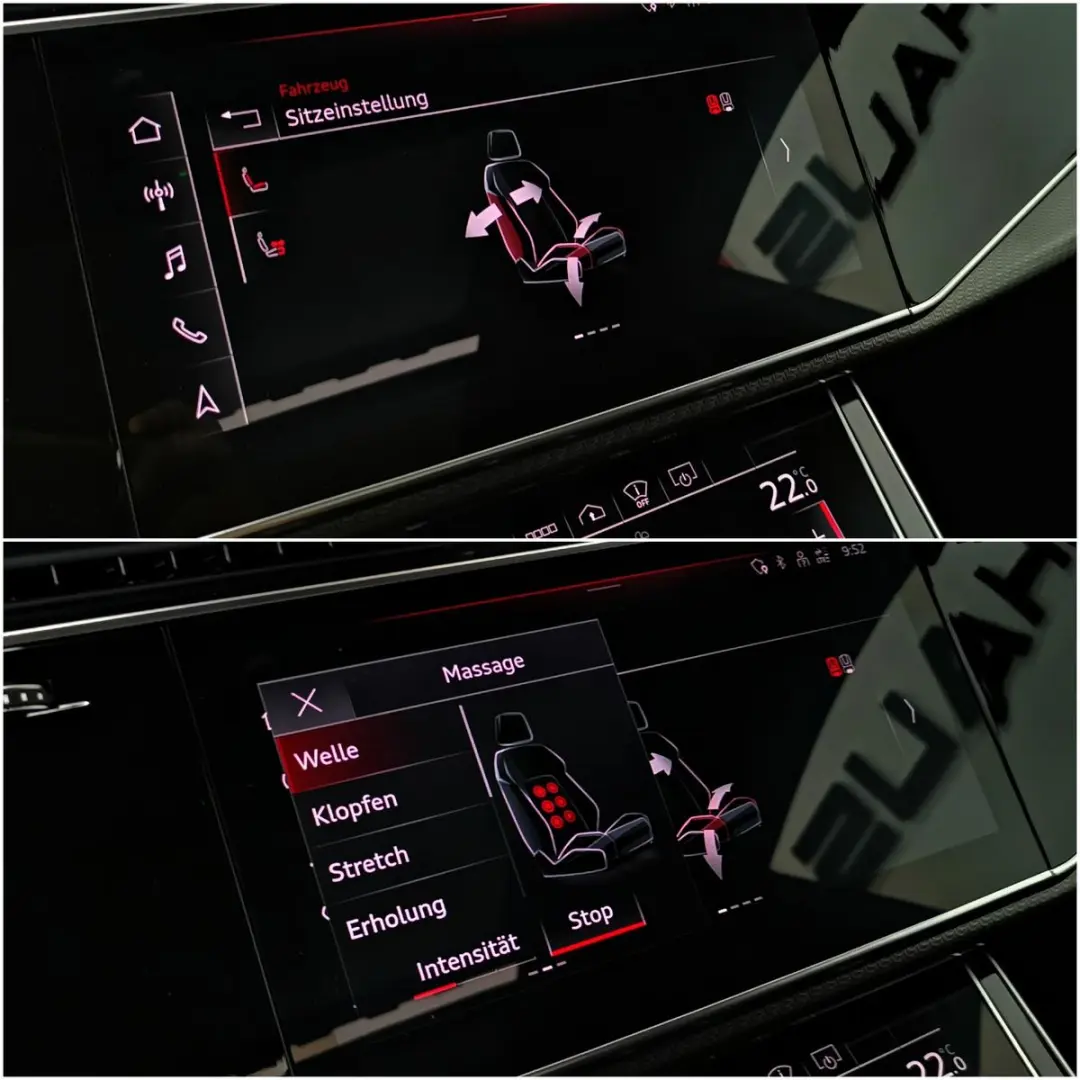 RSQ8  Keramik AllradLenk Pano Massage RS-Sitze