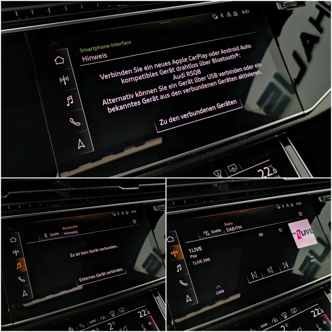 RSQ8  Keramik AllradLenk Pano Massage RS-Sitze