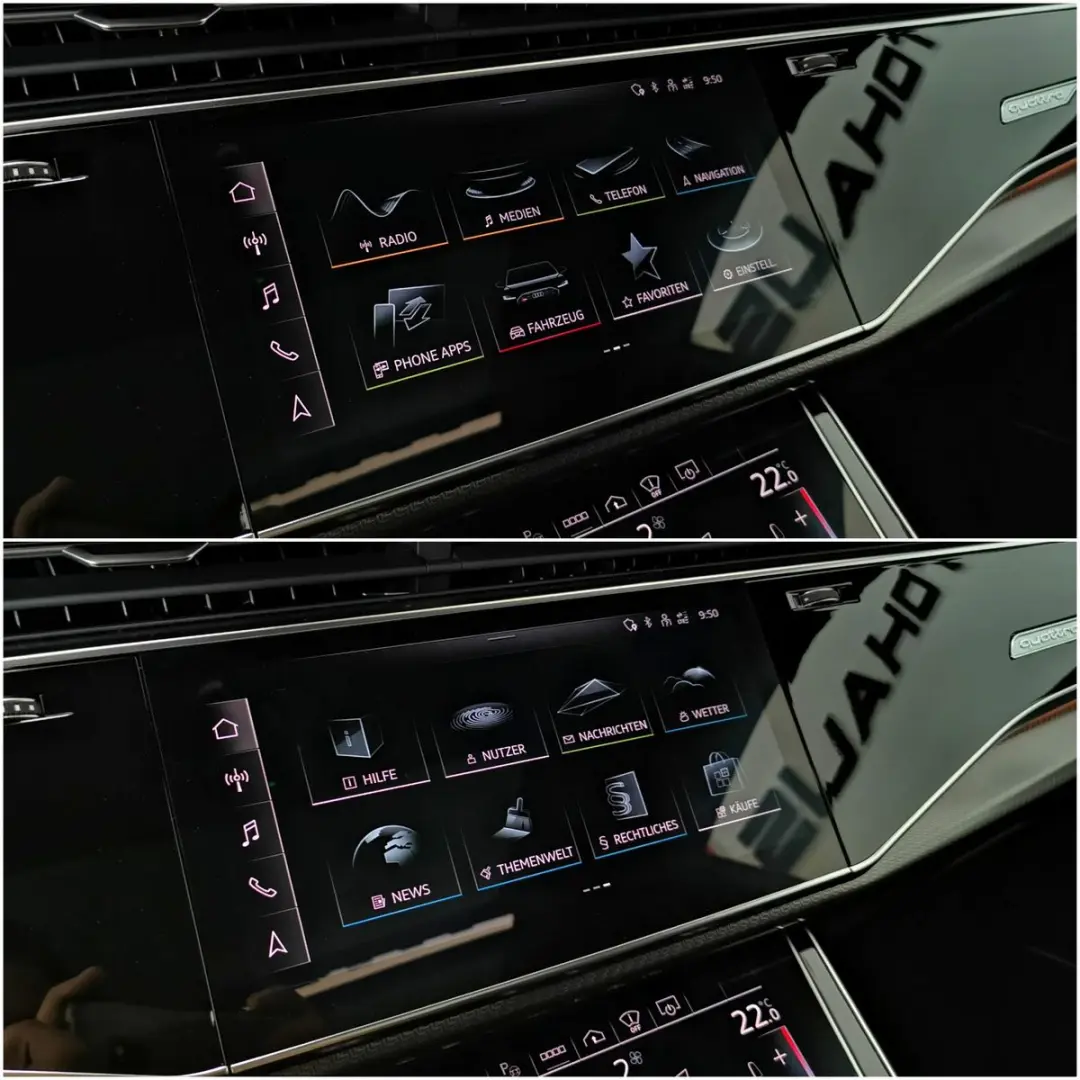 RSQ8  Keramik AllradLenk Pano Massage RS-Sitze