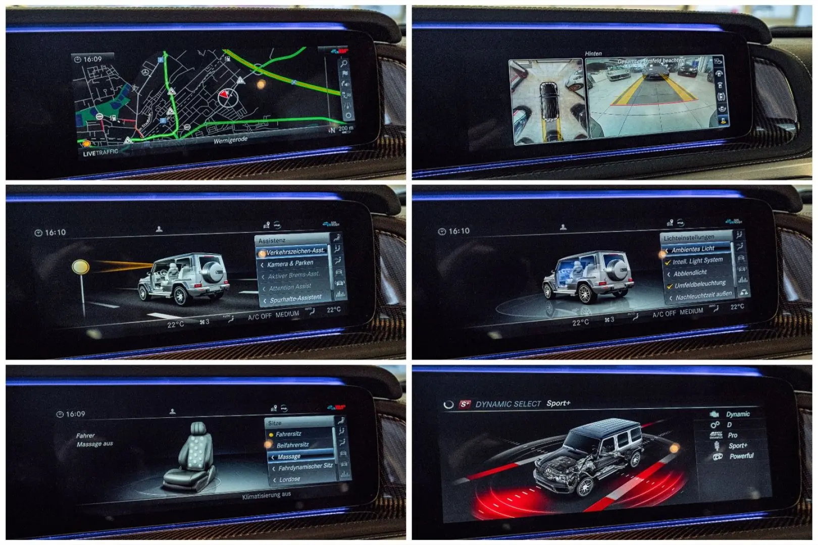 G63 AMG  Carbon Night Massage Designo 360 Cam