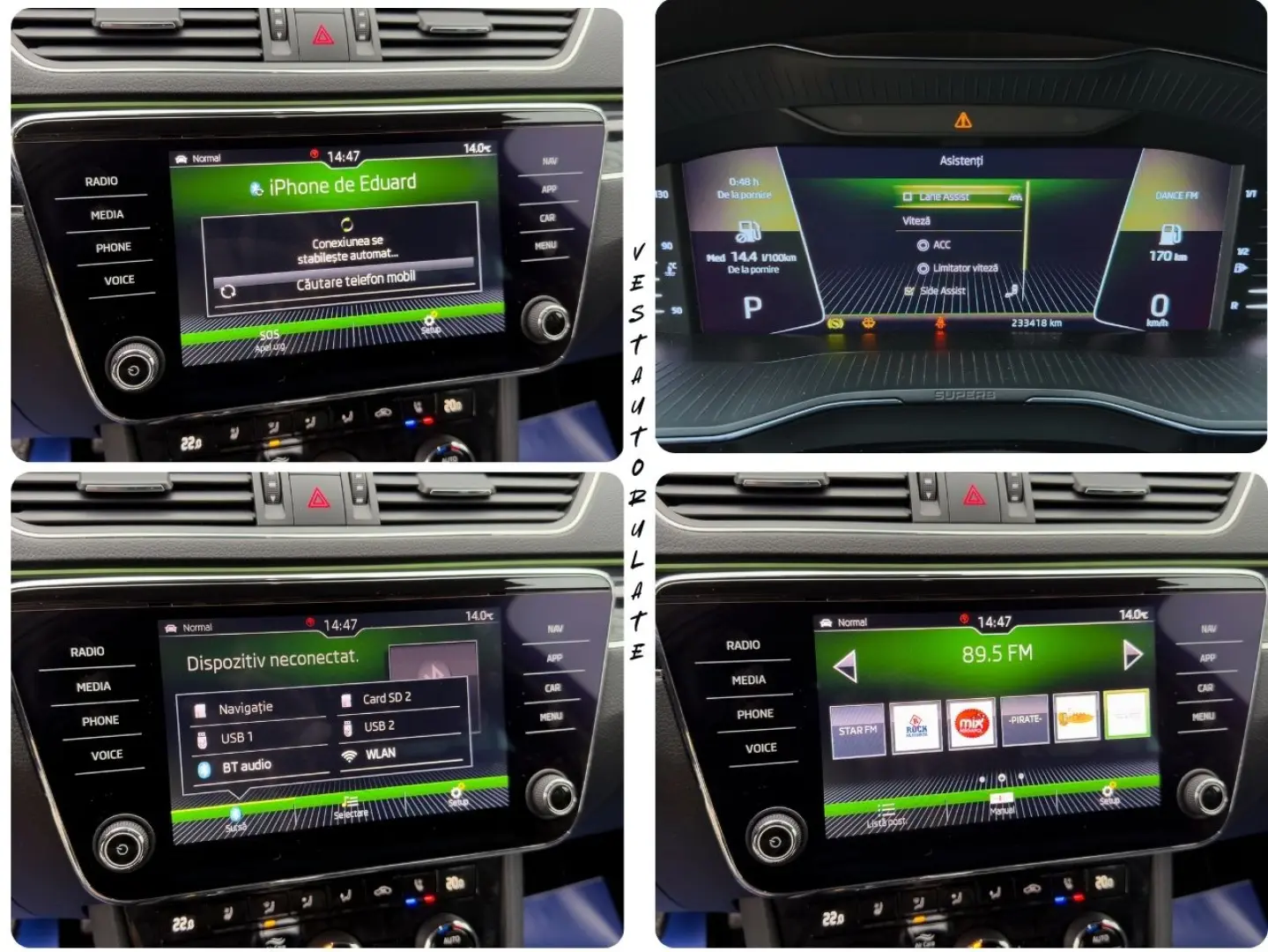 Skoda Superb Laurent Klement Camera Memorie Acc Led