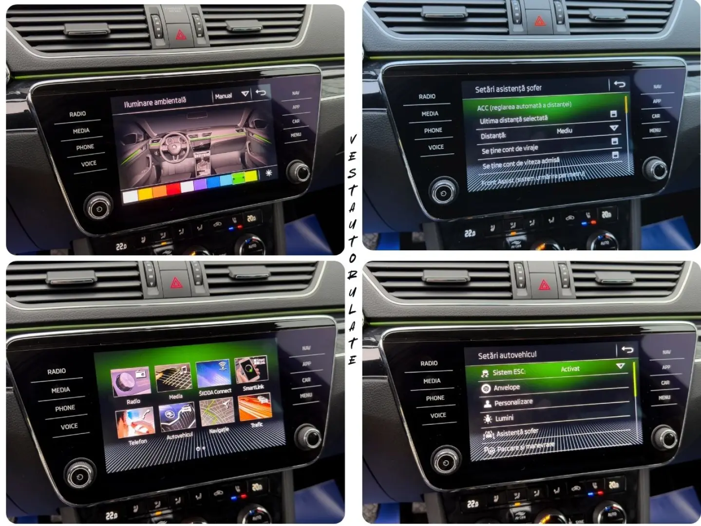 Skoda Superb Laurent Klement Camera Memorie Acc Led