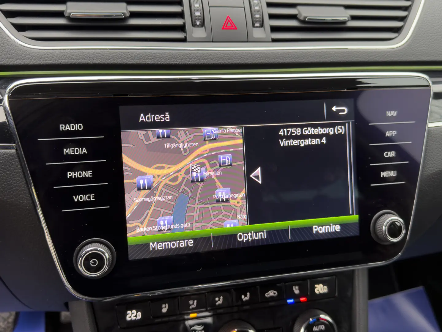 Skoda Superb Laurent Klement Camera Memorie Acc Led