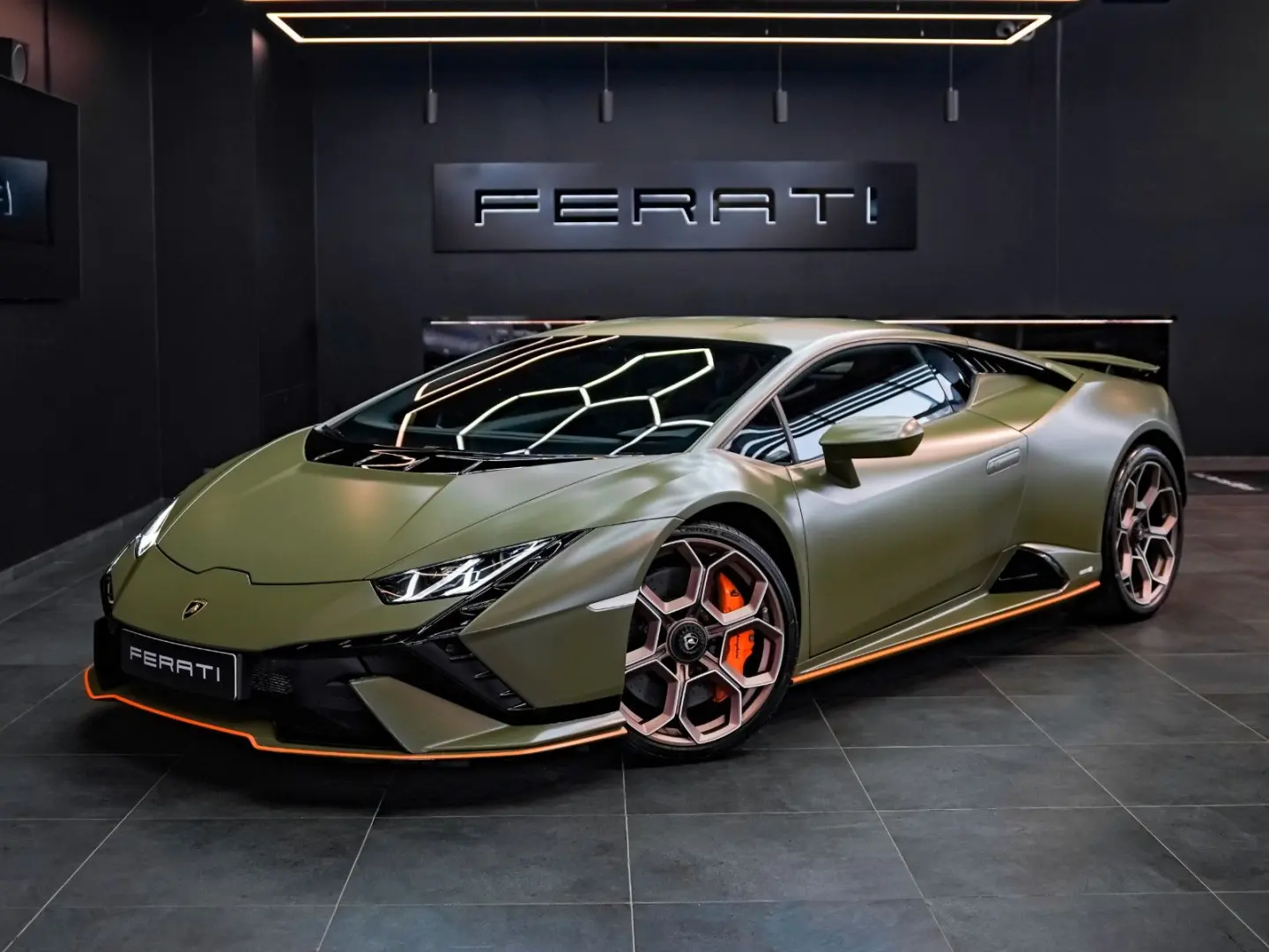 Huracán Tecnica Verde Turbine green WARRANTY