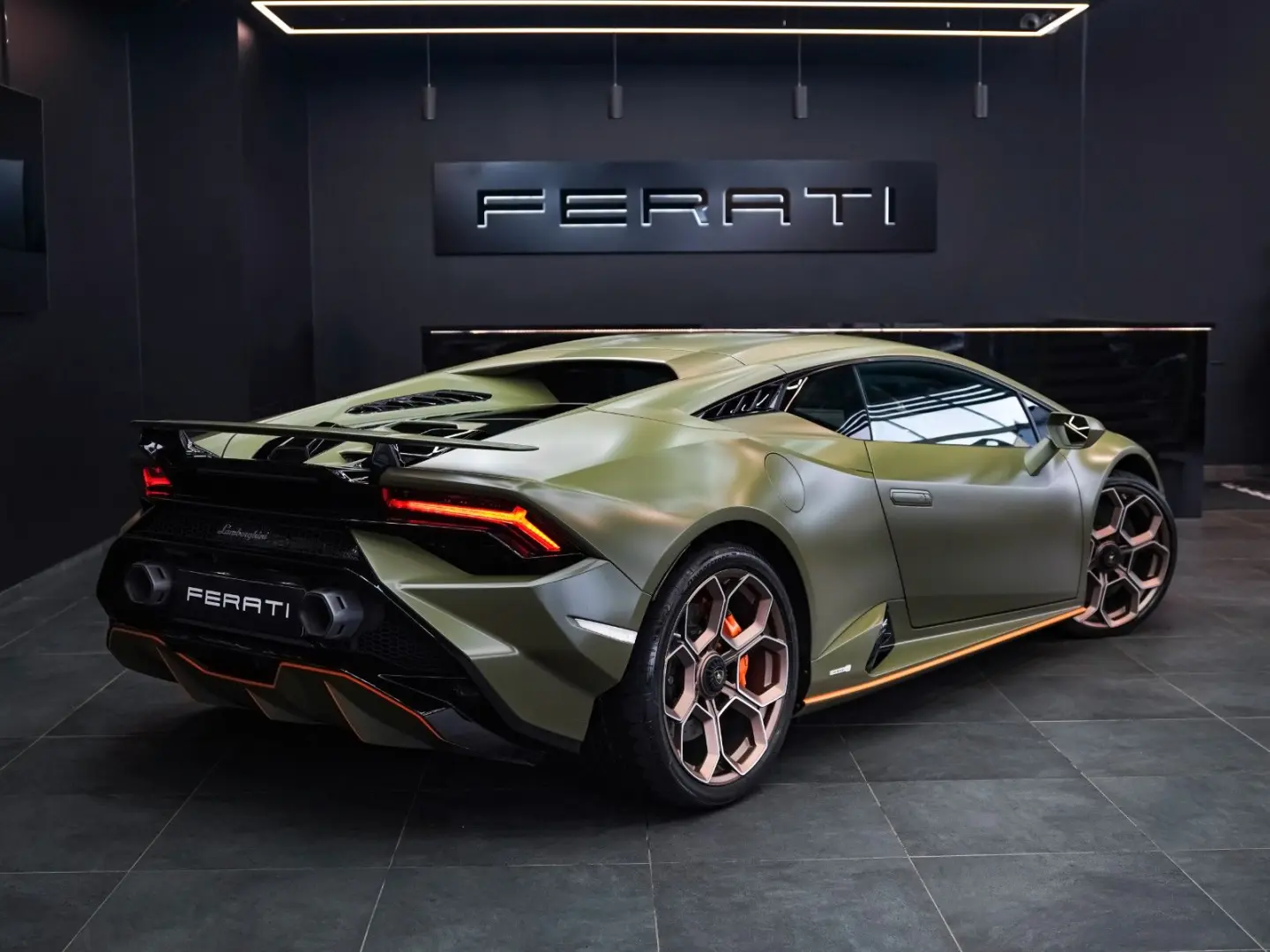 Huracán Tecnica Verde Turbine green WARRANTY