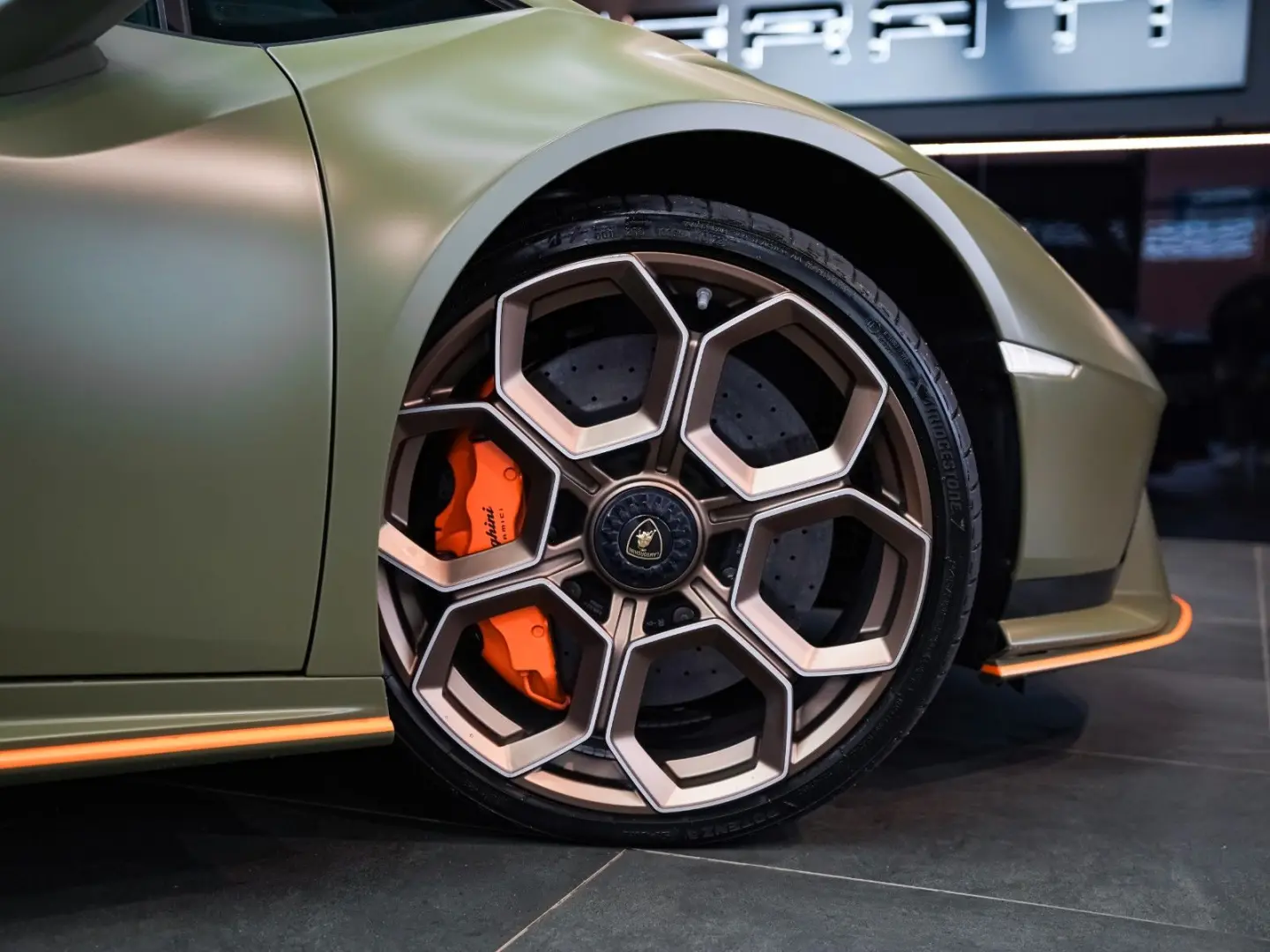 Huracán Tecnica Verde Turbine green WARRANTY