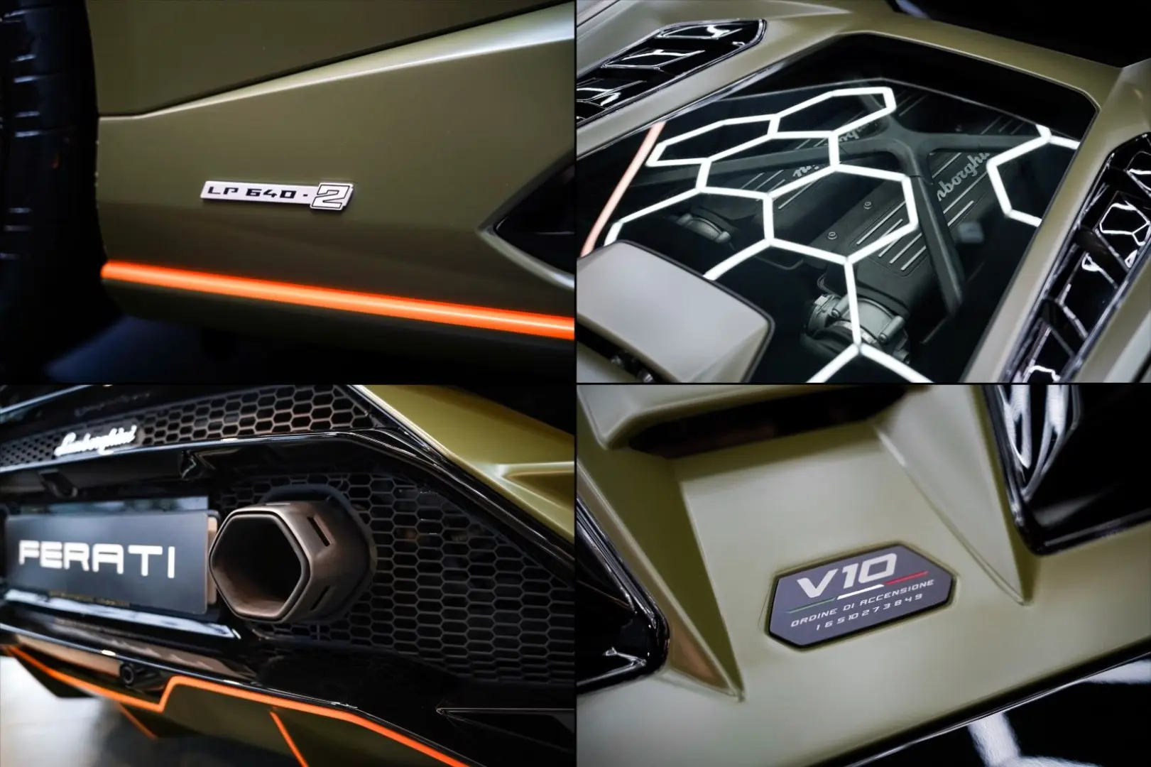 Huracán Tecnica Verde Turbine green WARRANTY