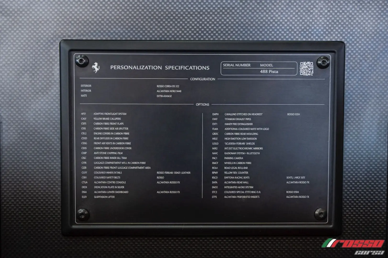 488 Pista  ORIGINALTY IN ITS PUREST FORM