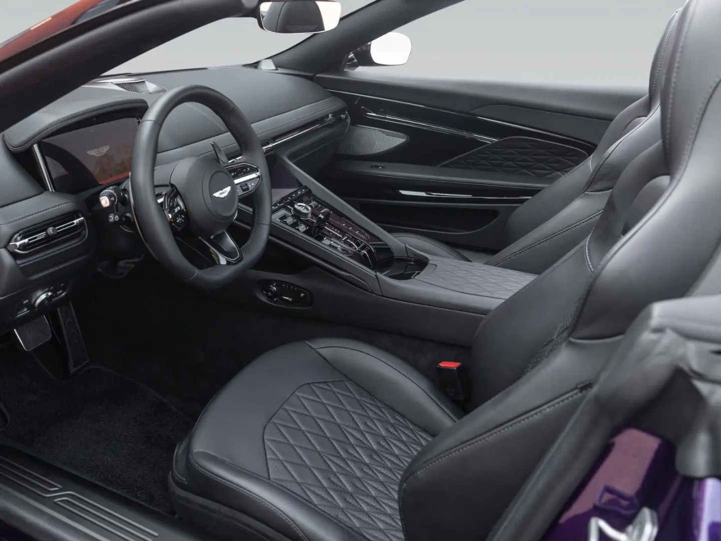 DB12 Volante   Storm Purple   Gloss Black Pack