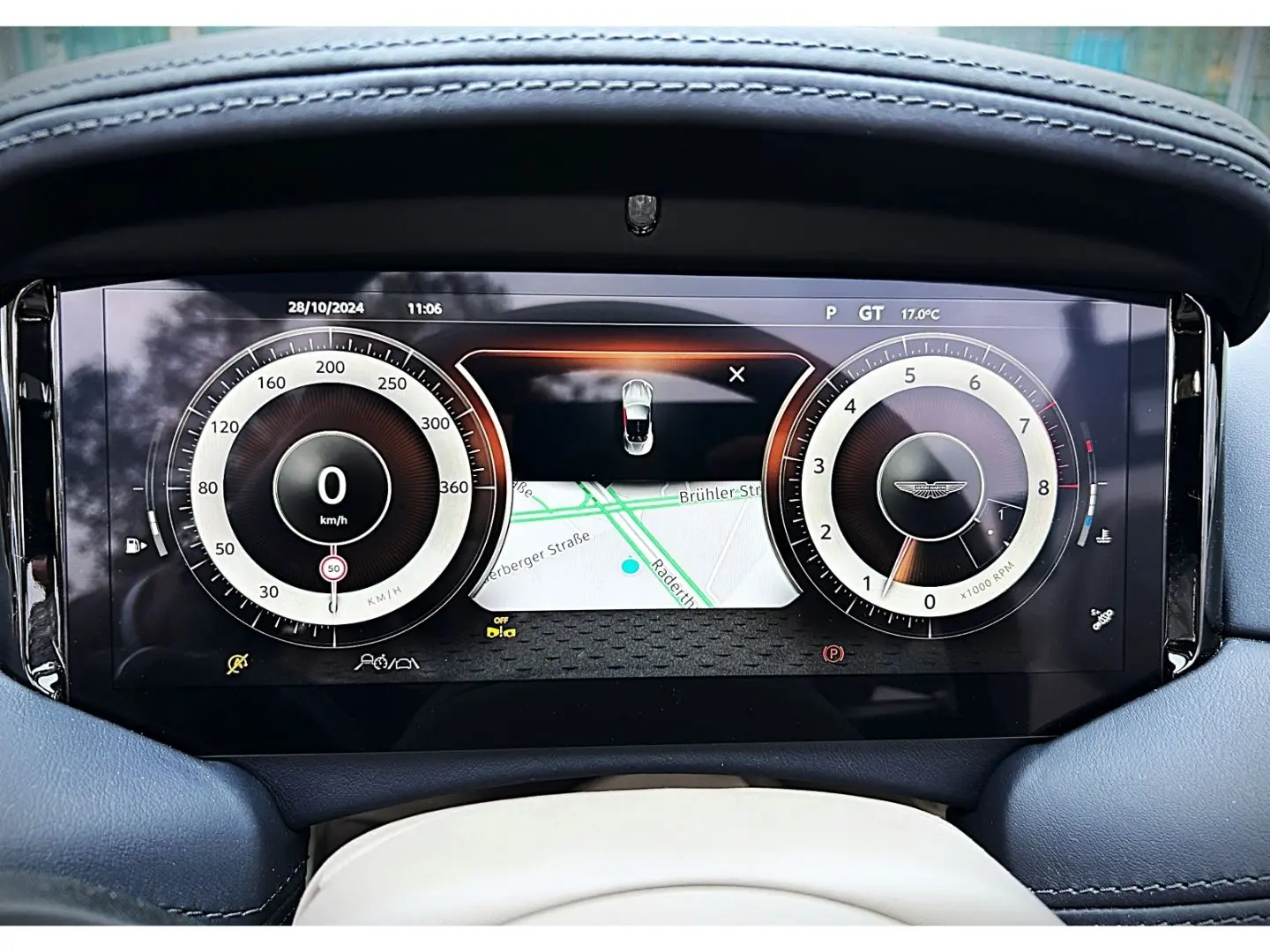 DB12 Volante Carribean Blue Pearl Carbonbremse