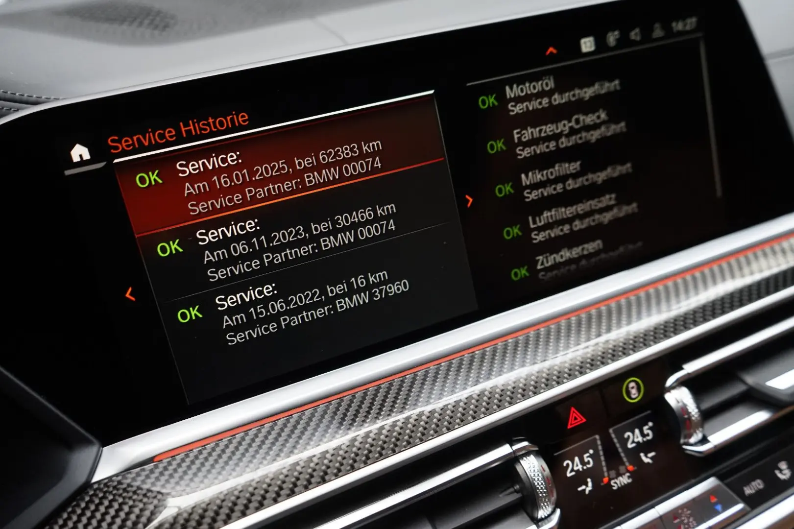 X6 M50i Individual Carbon M Sitze PanoSKY Iconic