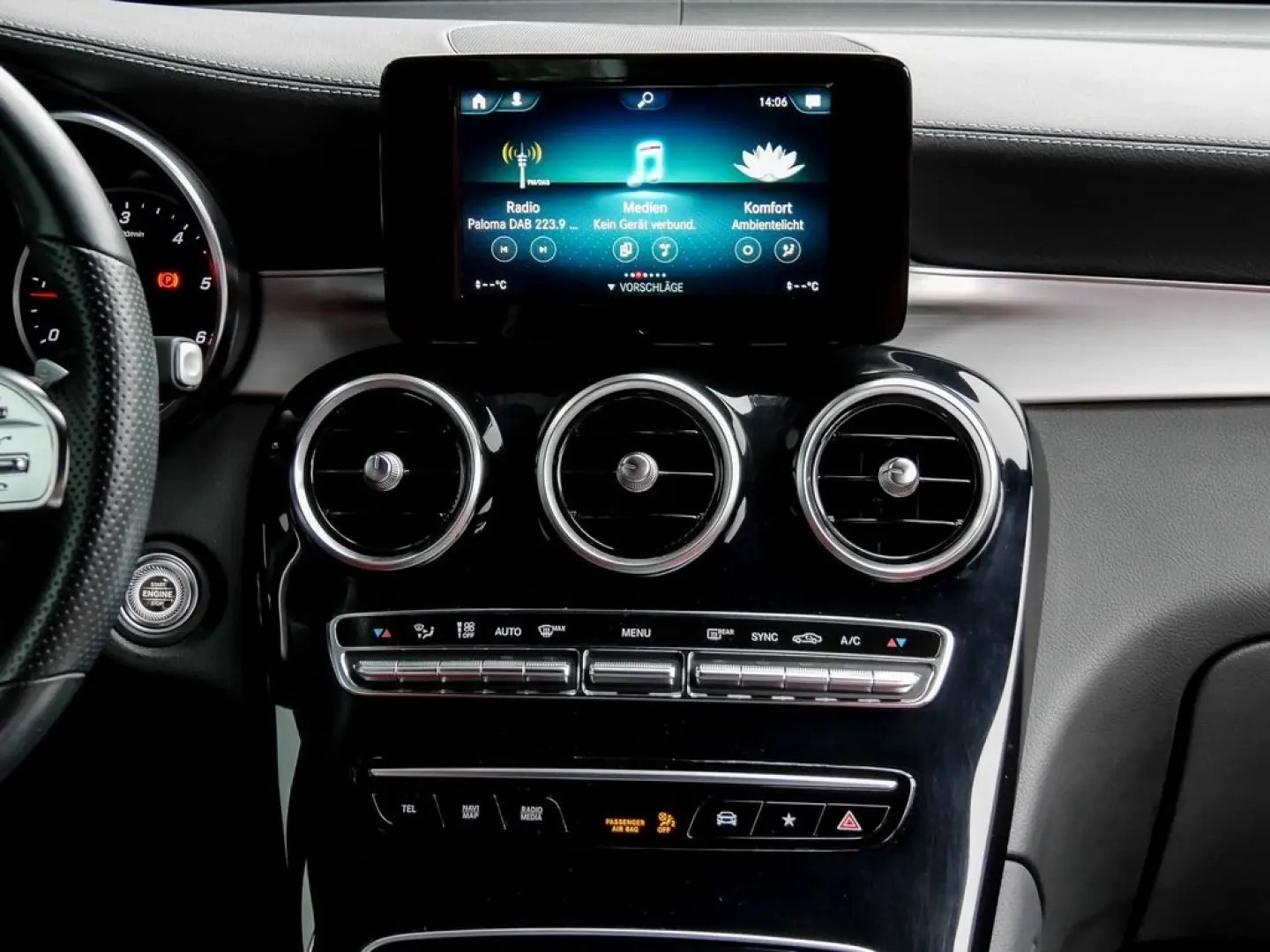 GLC 200 d 4M AMG AMBIENTE MBUX SHZ TEMP KAM KEYL