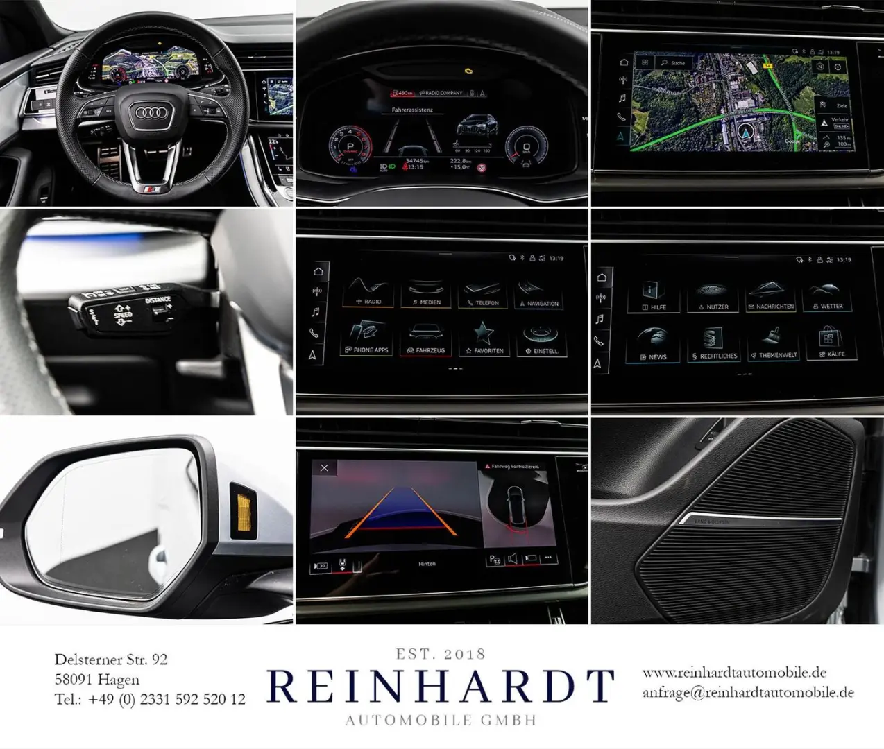 Q8 55TFSi 2x S LINE BLACK ACC PANO MTRX S-SITZE