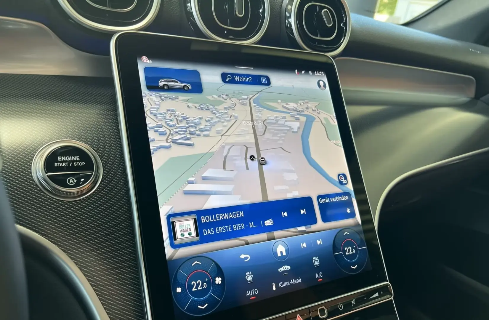 GLC 300 d 4M AVANTGARDE Siena AHK Chrom Kamera