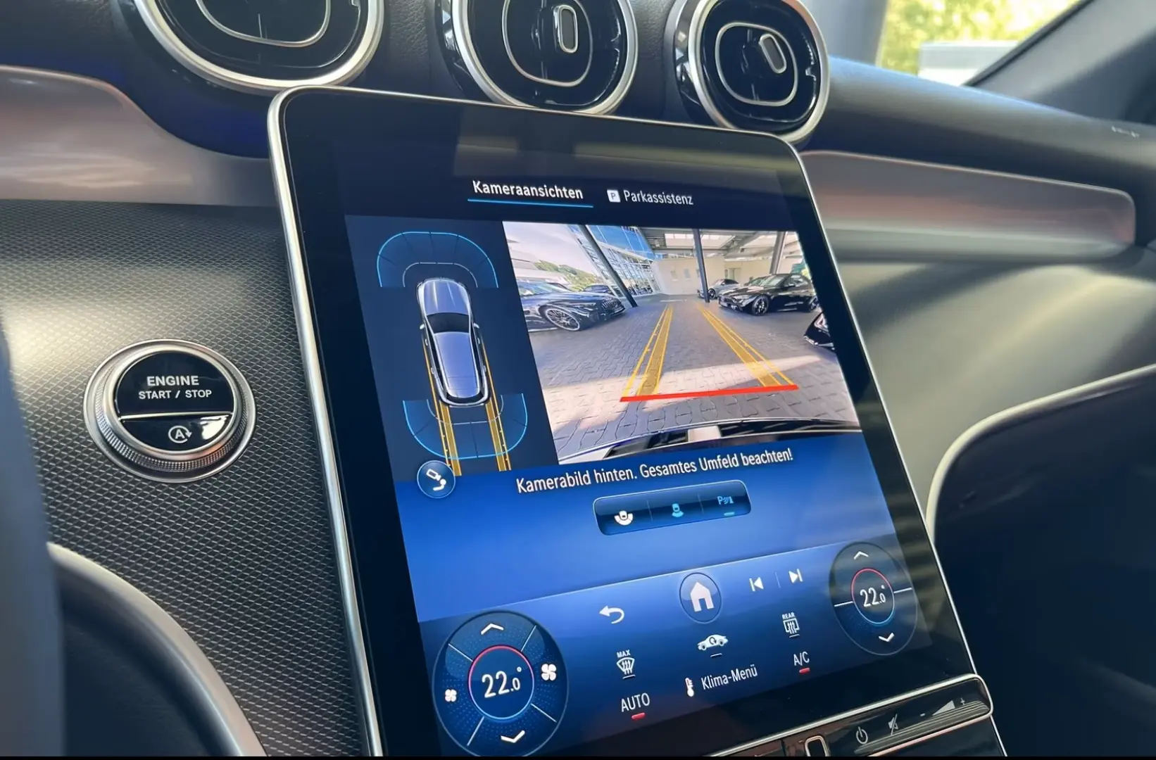 GLC 300 d 4M AVANTGARDE Siena AHK Chrom Kamera