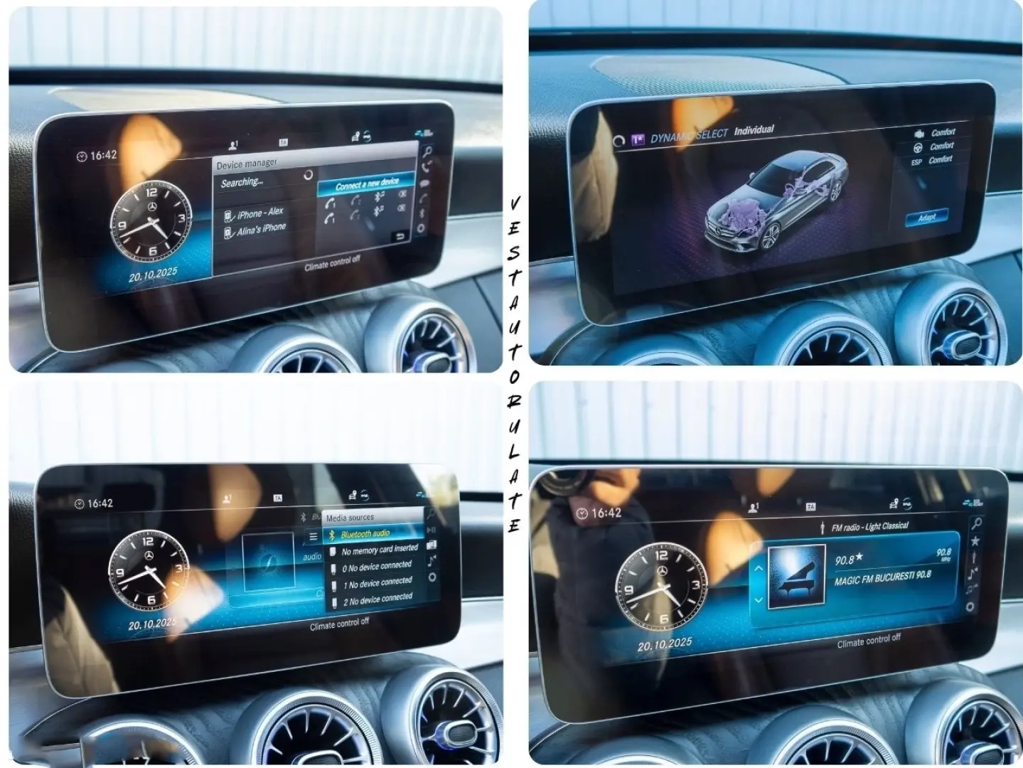 Mercedes C180d Camera Încălzire Bluetooth Moduri condus