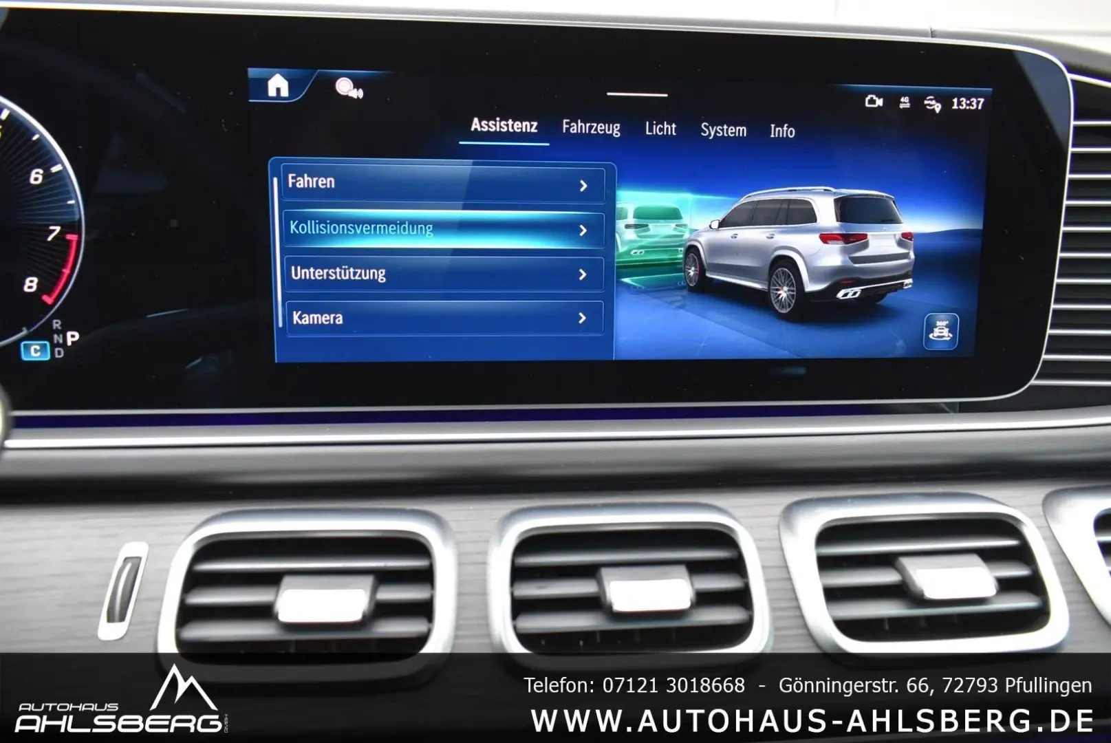 GLS 63 AMG 4Matic  Burmes. LUFT  S.LÜFTUNG Head-