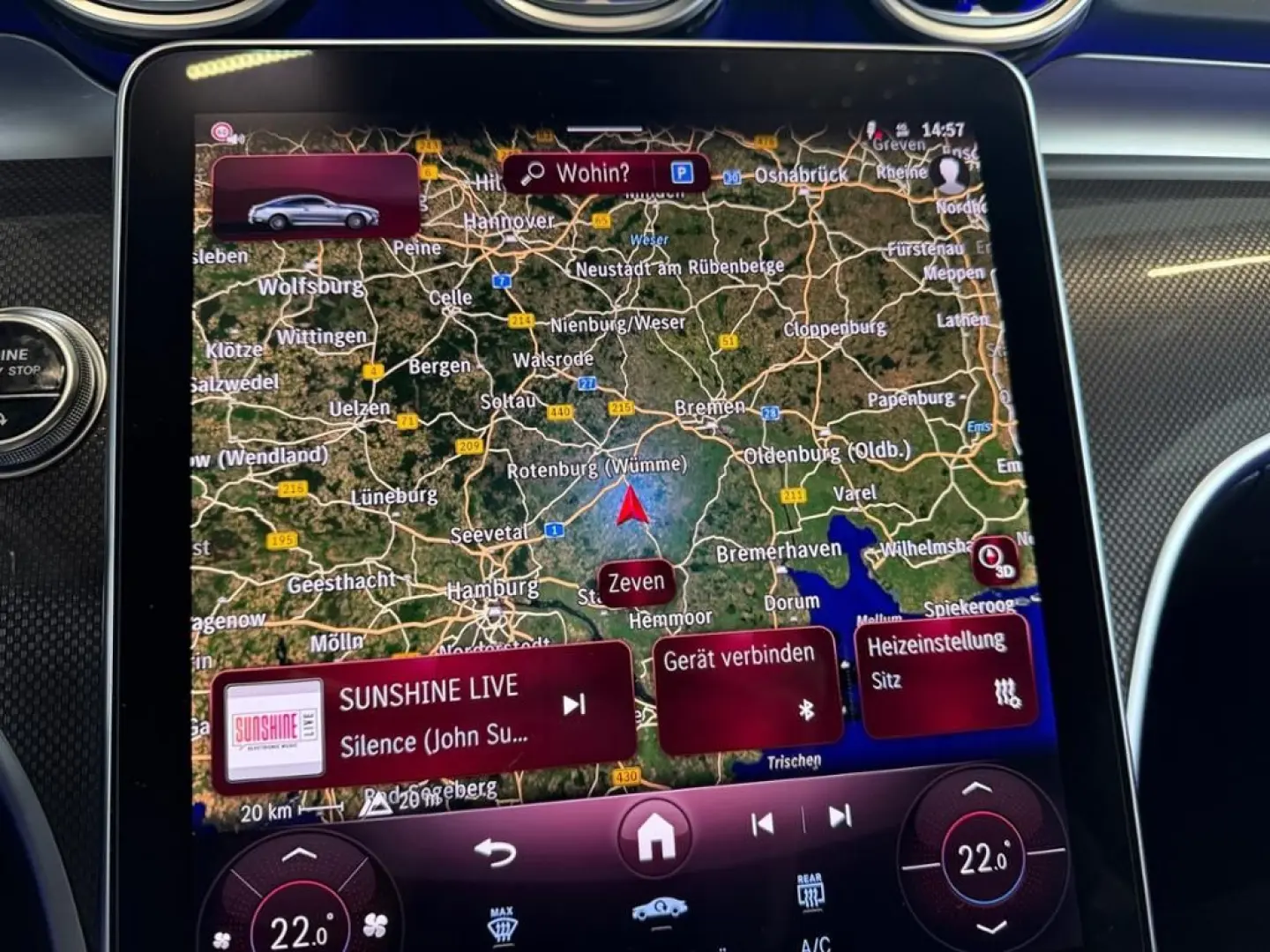 CLE 220 d Coupé AMG  Night  20''  Burm. Braun In