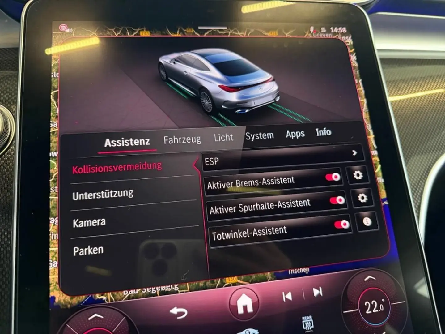 CLE 220 d Coupé AMG  Night  20''  Burm. Braun In