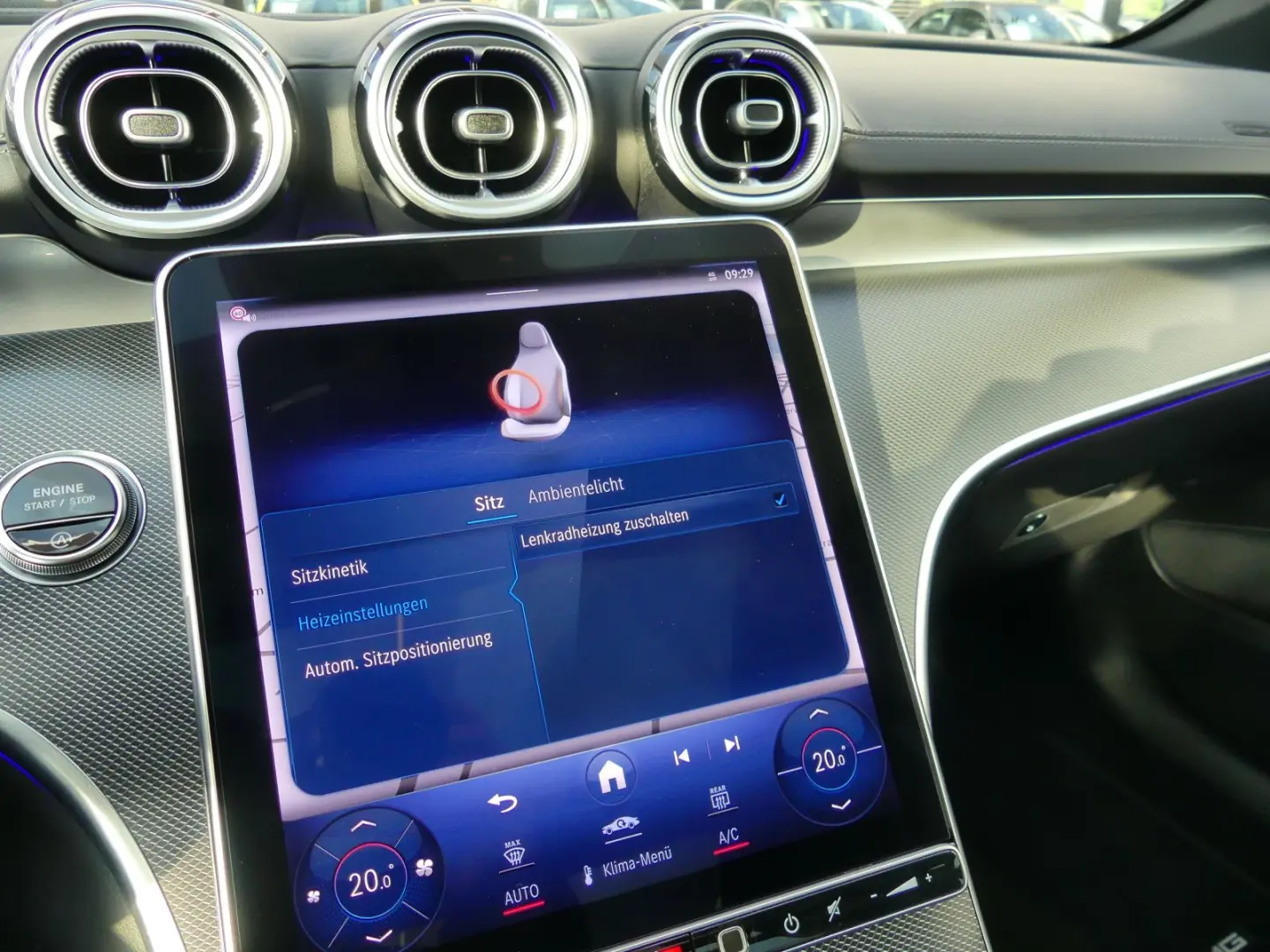 C 200 AMG Line   360 Kam Panorama Ambientelicht