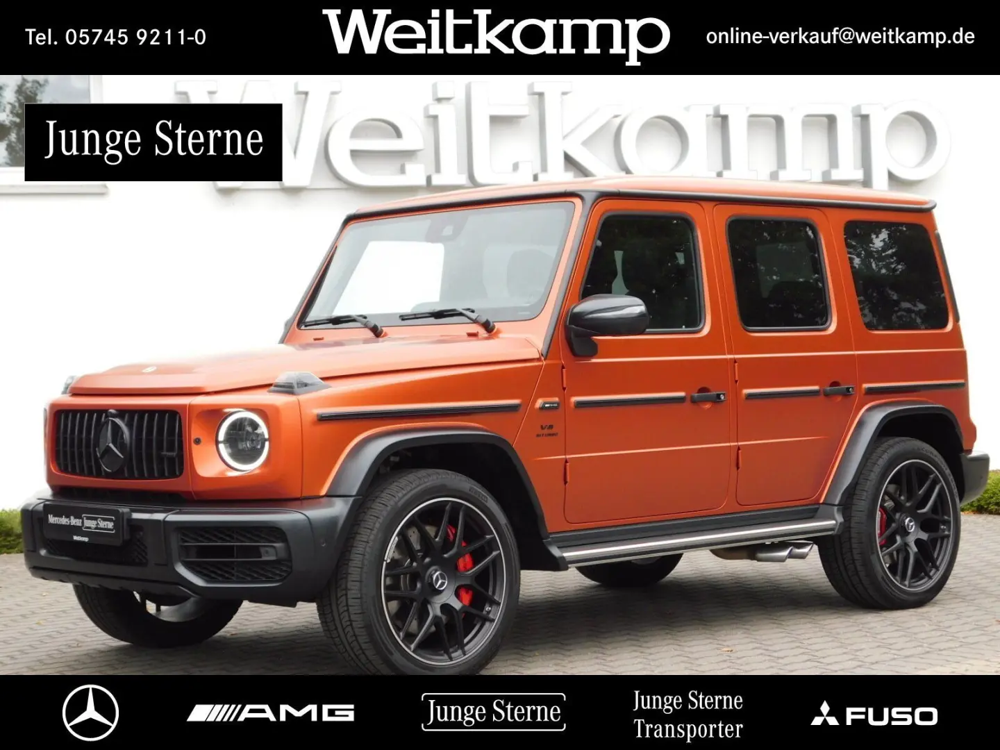 AMG G 63 Manufaktur Kupferorange Fond-Entert. TV