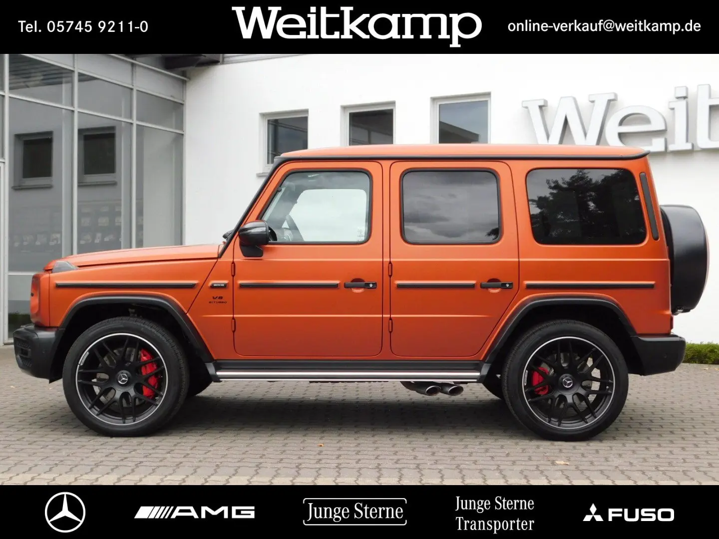 AMG G 63 Manufaktur Kupferorange Fond-Entert. TV